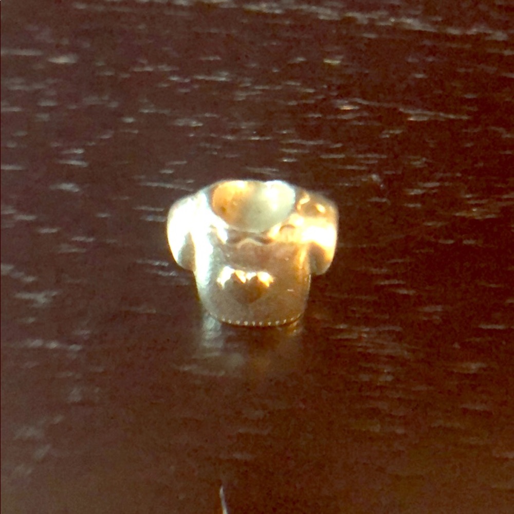 Pandora T Shirt Charm w/ 14 ct gold heart Retired